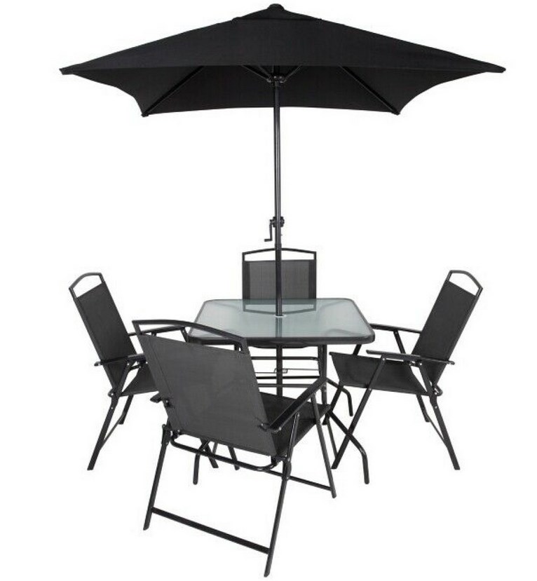 Title: (140/6C) Lot RRP £149. Miami 6 Piece Patio Set Charcoal. Box Contains 4x Chairs, 1x Table, 1x - Image 2 of 4