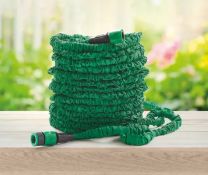 Title: (144/7A) Lot RRP £100. 5x 30M Expandable Garden Hose With Fittings Green RRP £20 Each.