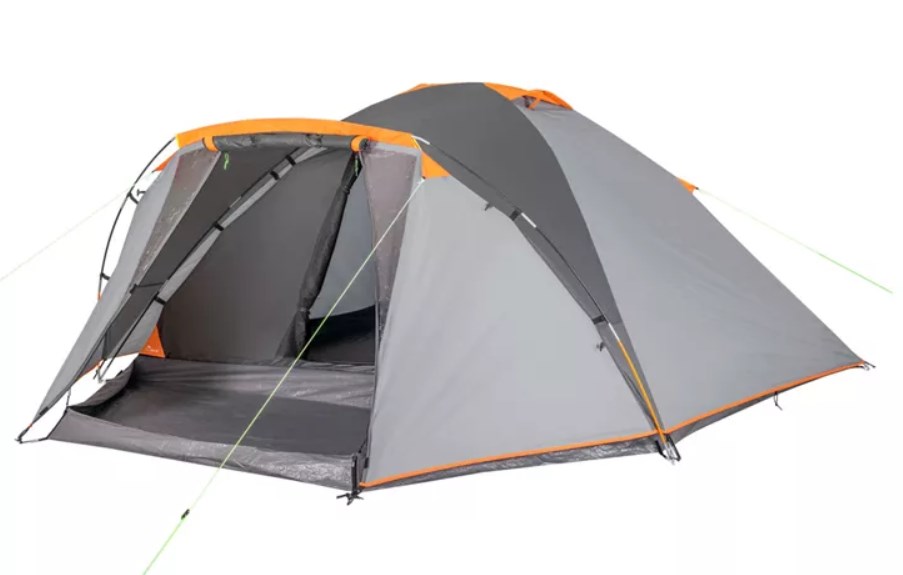 Title: (119/7C) Lot RRP £150. 3x Ozark Trail 4 Person Dome Tent Orange / Grey RRP £50 Each.