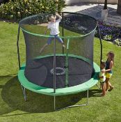 Title: (62/7L) RRP £149. Sportspower 10ft Quad Lok Trampoline. (Dia 305x 250cm).Description: (62/7L)