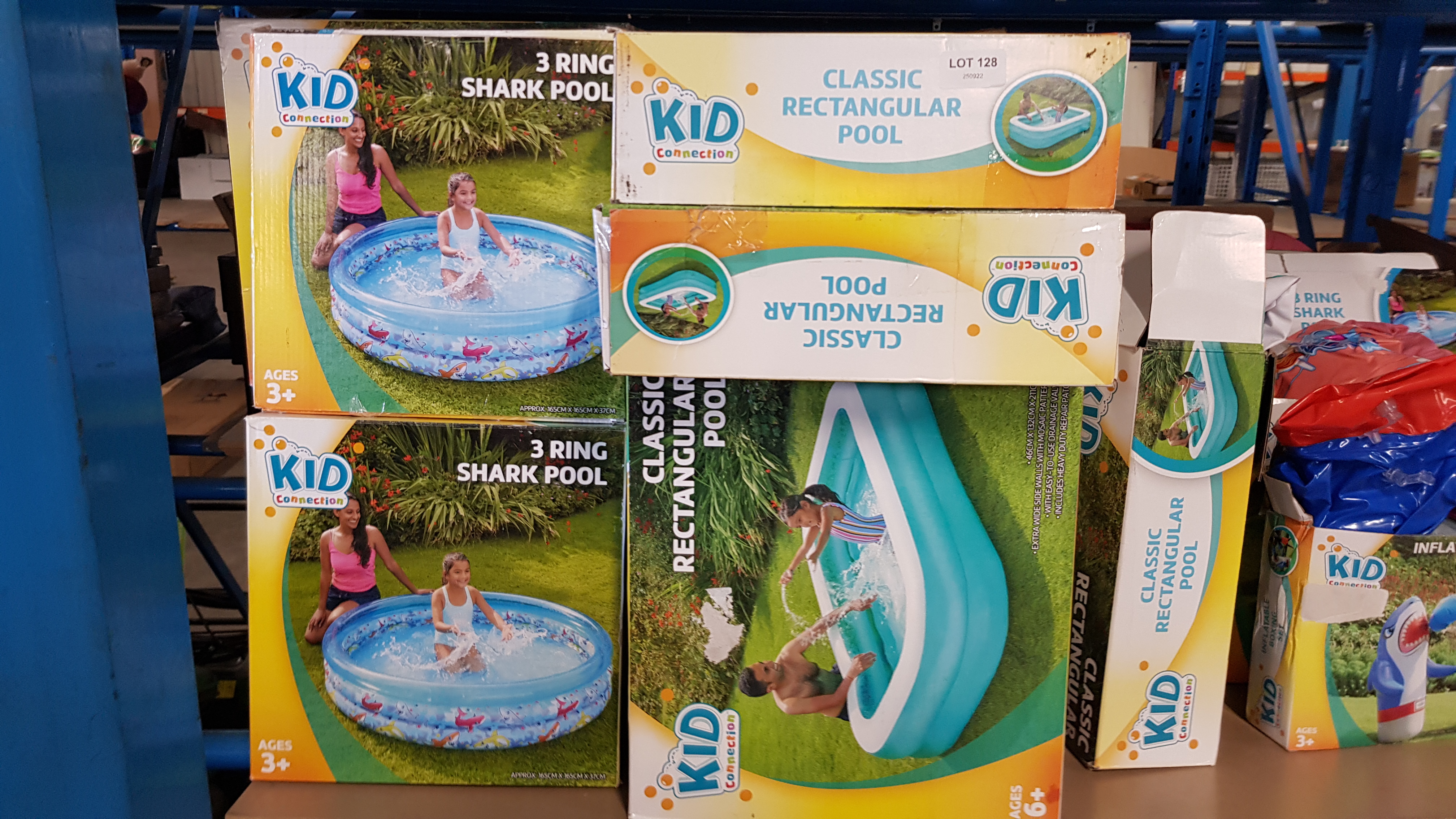 Title: (128/6C) Lot RRP Circa £300+. Approx 36x Mixed Kid Connection Inflatable Pools / Items. To - Image 8 of 12