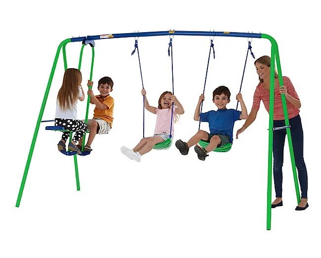 Title: (65/7M) Lot RRP £178. 2x Sportspower Multiplay Double Swing And Glide RRP £89 Each. (W280x