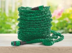 Title: (97/7A) Lot RRP £100. 5x 30M Expandable Garden Hose With Fittings Green RRP £20 Each.