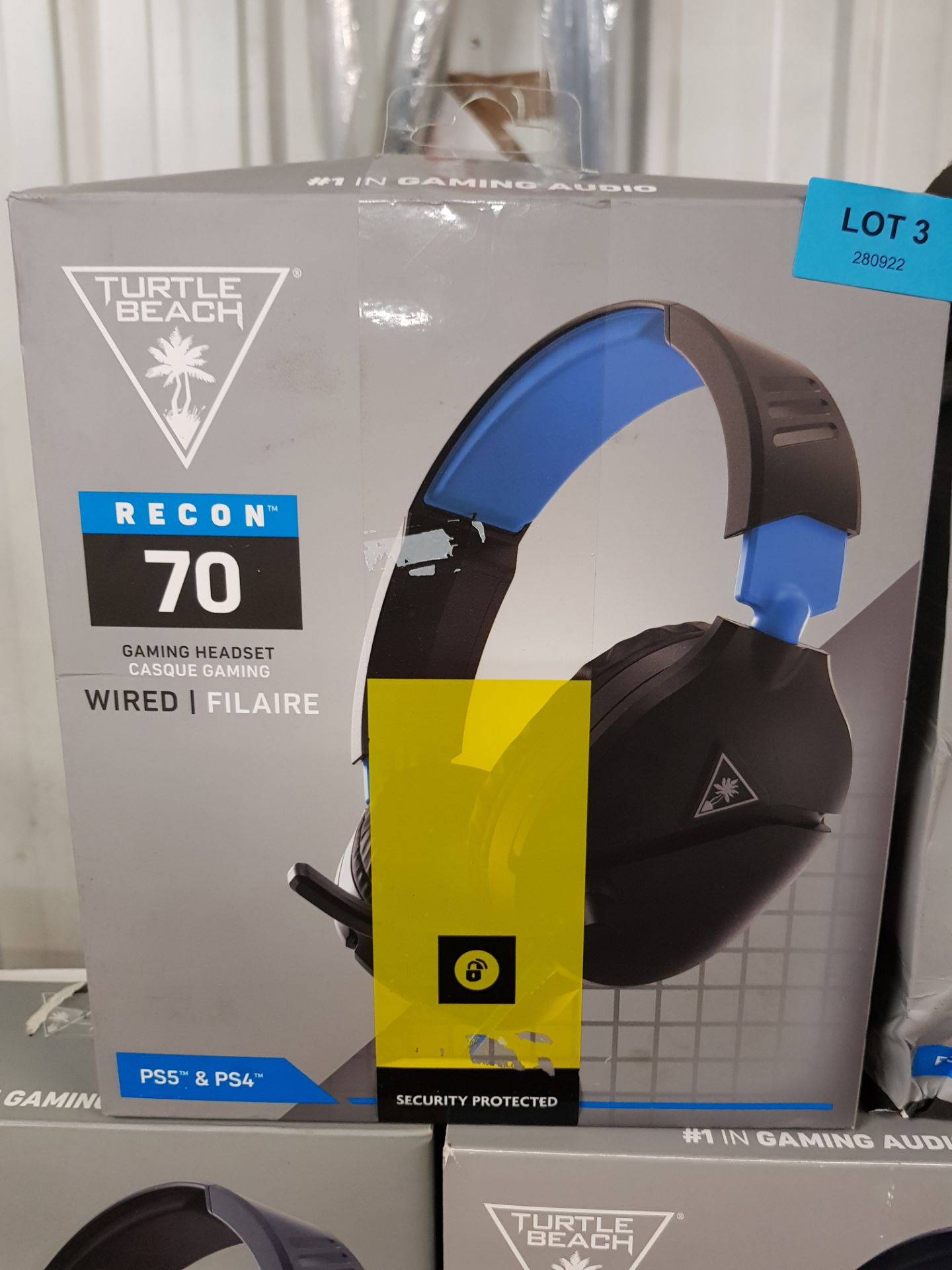 Title: (3/10F) Lot RRP £150. 5x Turtle Beach Recon 70 Wired Gaming Headset (2x Black & Blue PS4/PS5, - Image 7 of 8