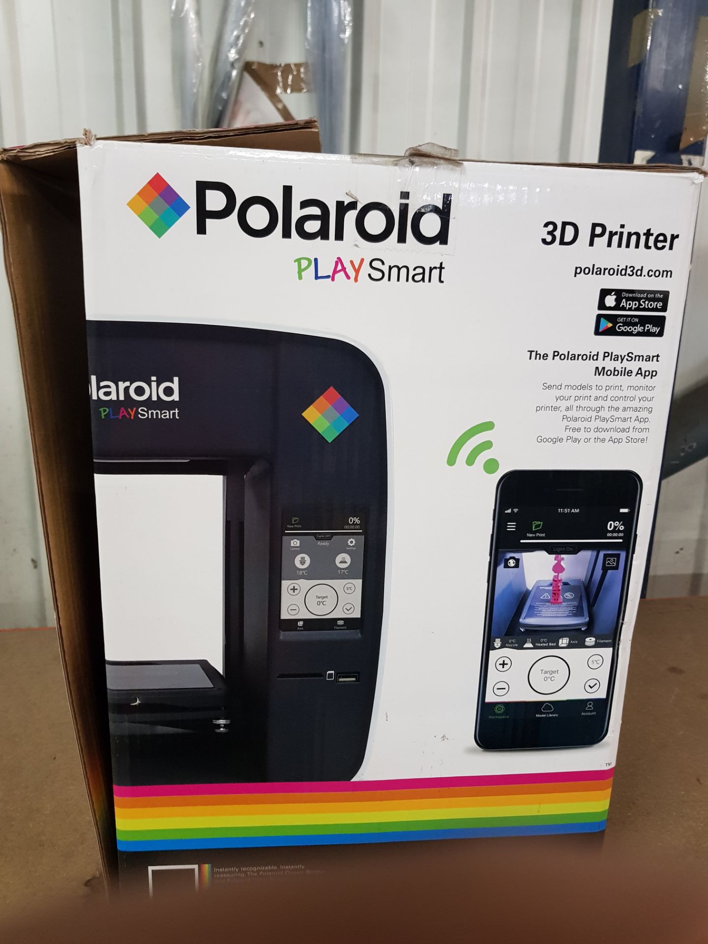 Title: (8/10G) RRP £399. Polaroid Play Smart 3D Printer PL-1001-00. WIFI Camera For A Live View Of - Image 7 of 7