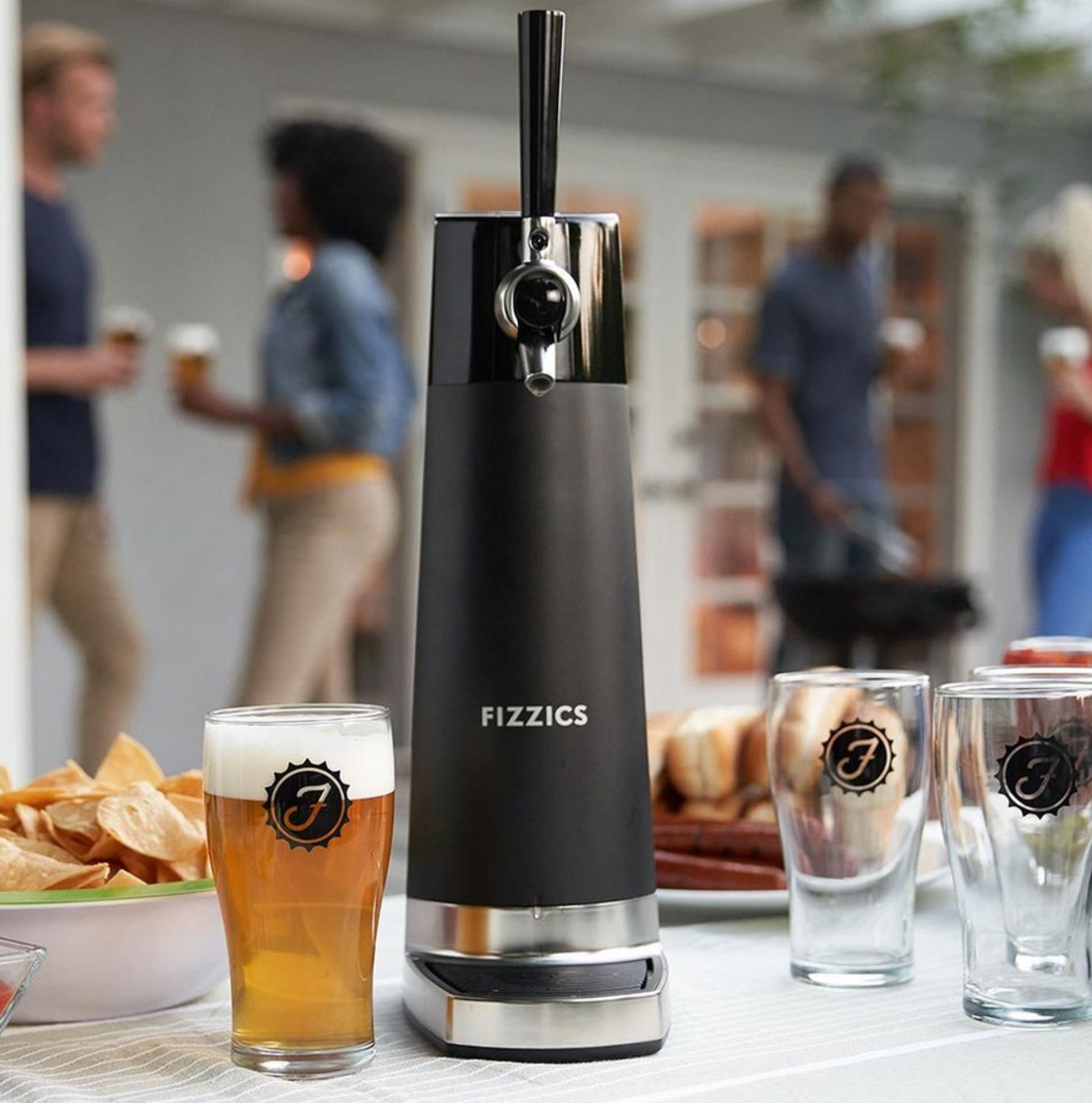 Title: (9/10H) RRP £129. Fizzics Draft Pour Home Beer Tap. Get Draft Beer From A Can Or A Bottle.