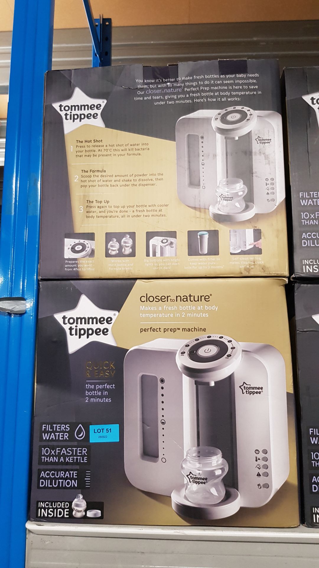 Title: (51/10A) Lot RRP £198. 2x Tommee Tippee Closer To Nature Perfect Prep Machine RRP £99 Each. - Image 7 of 7