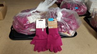 Title: (92/11B) Lot RRP £240. 40x Trendz Touch Screen Gloves Plum RRP £6 Each. (All Units Are New,
