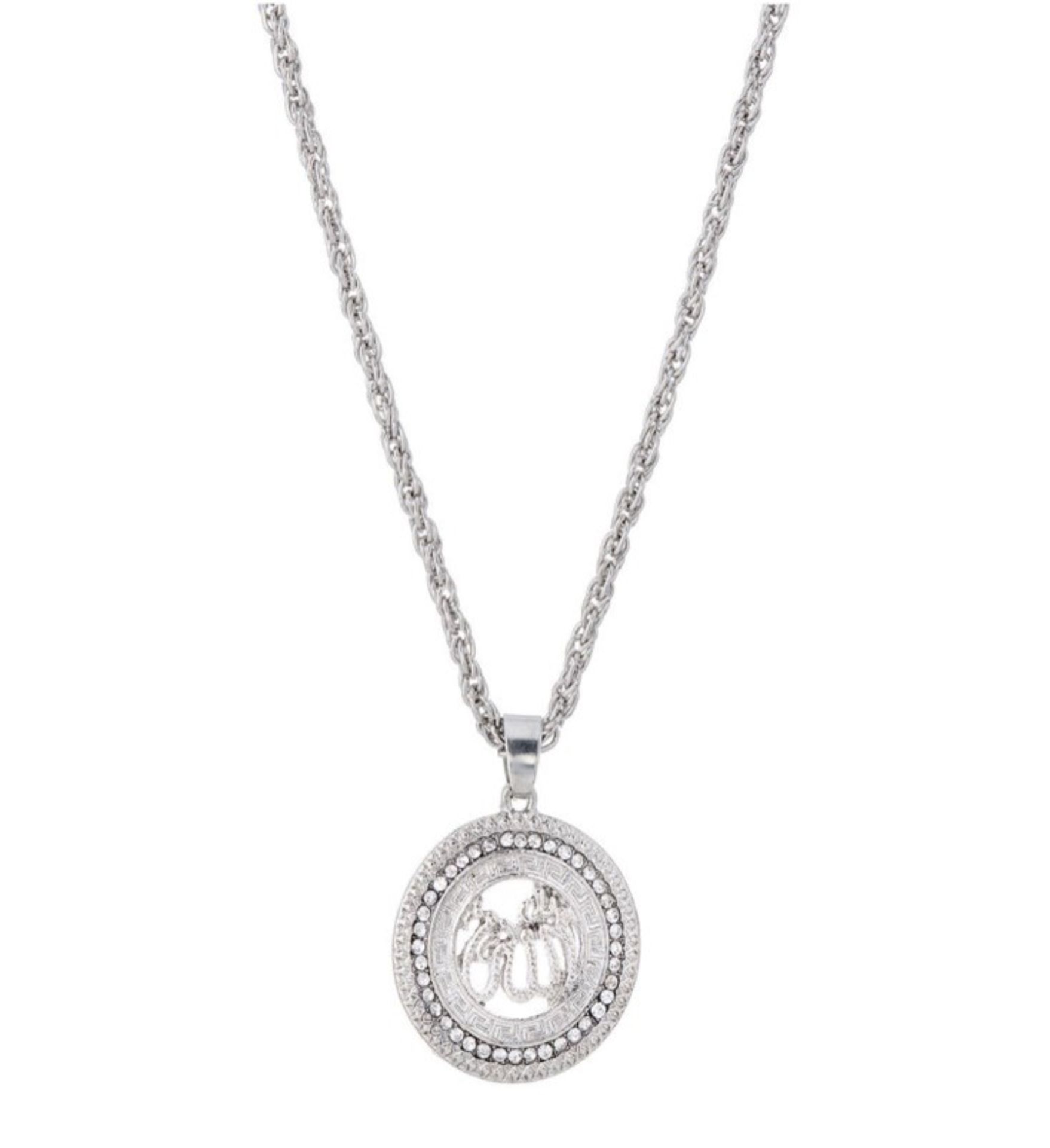 15 x Brand New Prettylittlething Silver Crystal Necklace Total Rrp £120 (£7.99 Each)