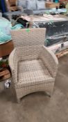 (150/R5) Hartington Florence Collection Rattan Dining Chair. (H89x W62x D64cm). Please Note Main...