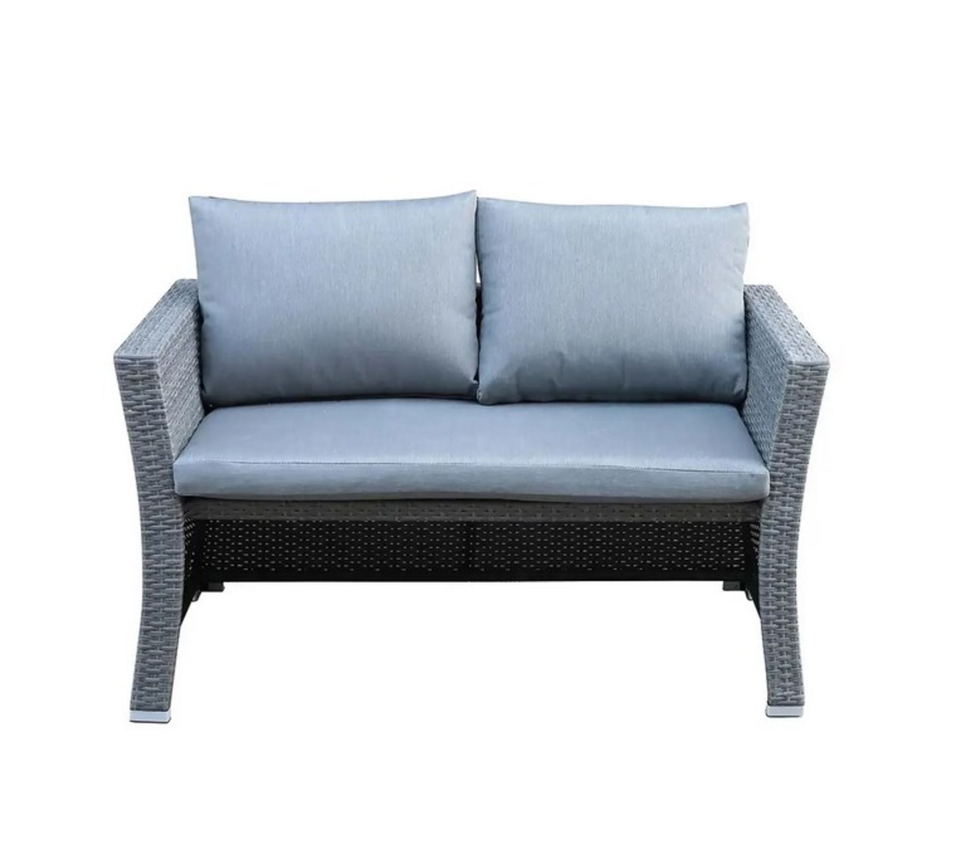 (30/Mez/P) RRP £800 When Complete. Bambrick 8 Seater Grey Rattan Cube Garden Sofa Set. Hand Woven... - Image 3 of 7