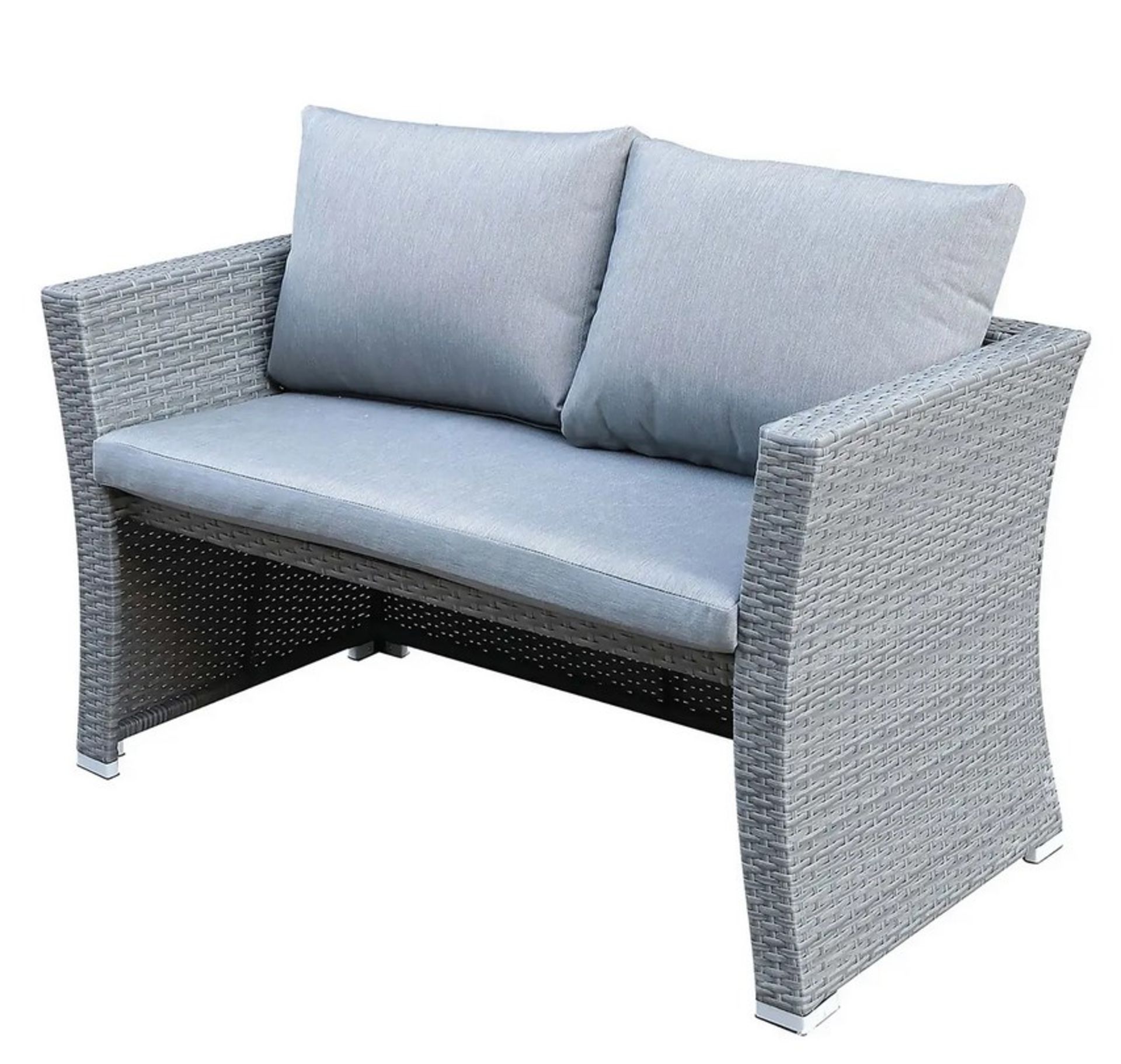 (30/Mez/P) RRP £800 When Complete. Bambrick 8 Seater Grey Rattan Cube Garden Sofa Set. Hand Woven... - Image 5 of 7