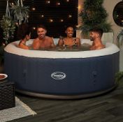 (63/Mez/P9) RRP £580. CleverSpa Lucca Portable Spa. 130 Powerful Massaging AirJets. Space Saving...