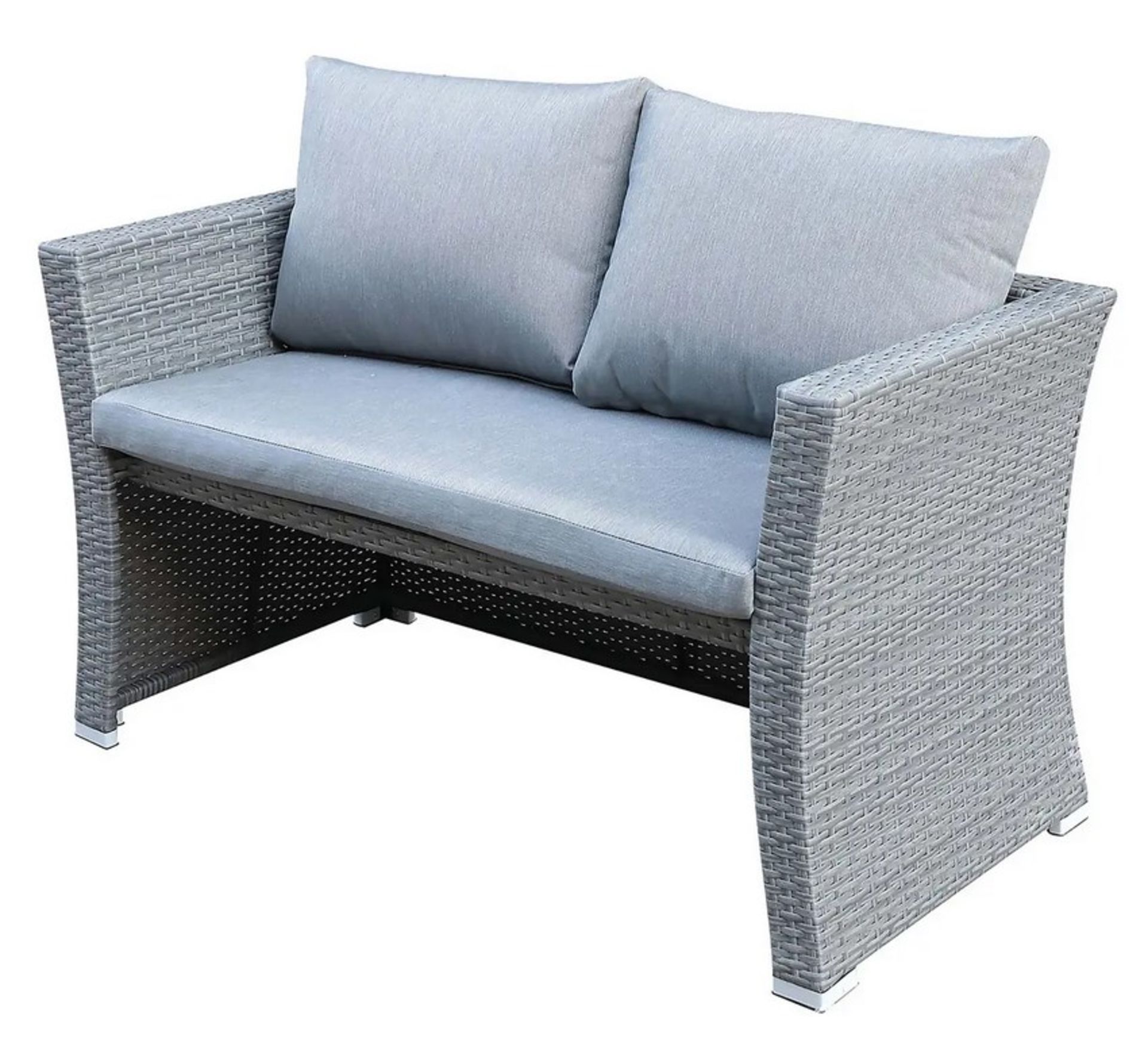 (25/P) RRP £800 When Complete. Bambrick 8 Seater Grey Rattan Cube Garden Sofa Set. Hand Woven Rat... - Image 5 of 7