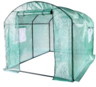 (104/5N) RRP £80. Giant Walk In Polytunnel Greenhouse. Weather Resistant PE Cover. Powder Coated...