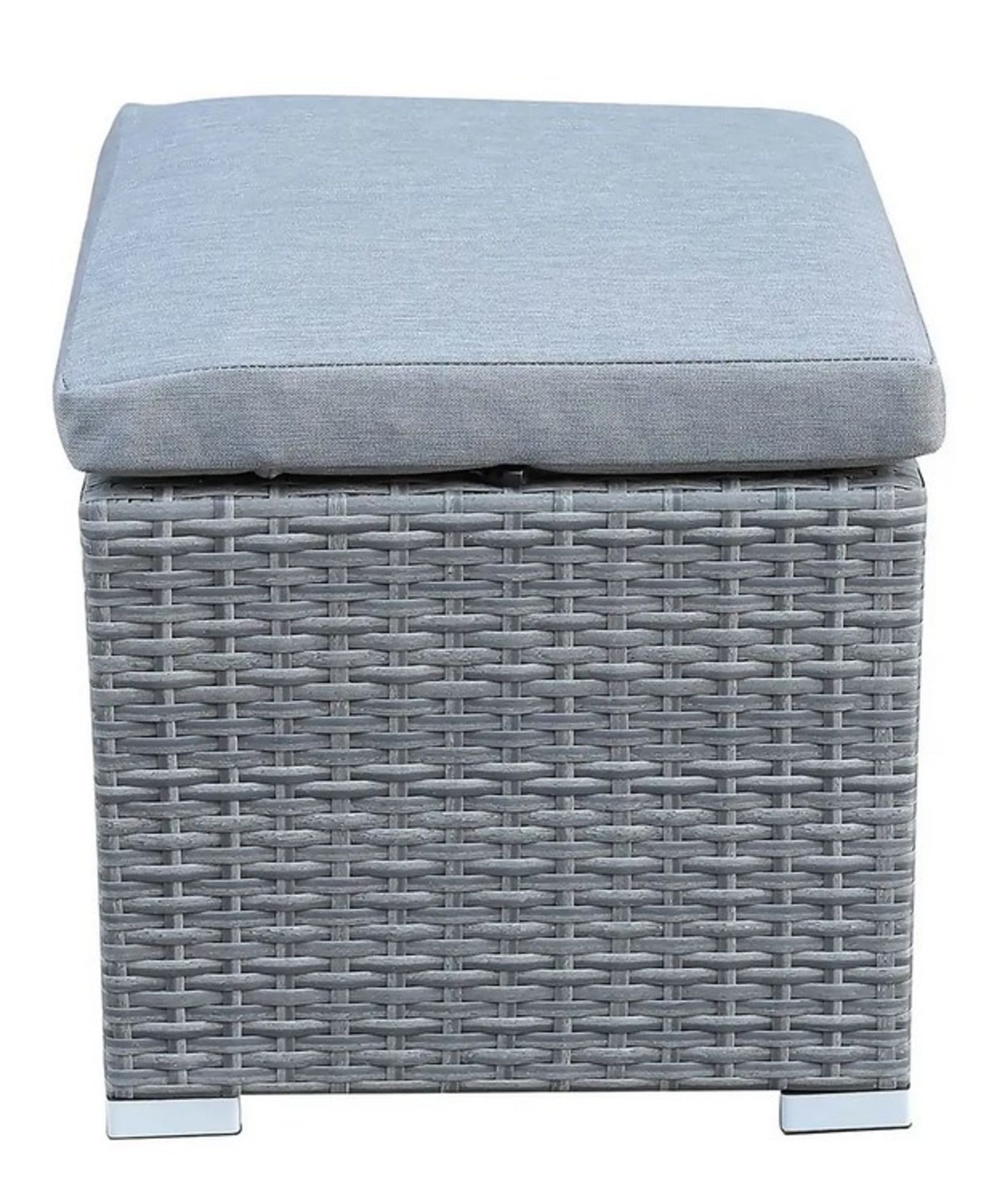 (24/Mez/P) RRP £800 When Complete. Bambrick 8 Seater Grey Rattan Cube Garden Sofa Set. Hand Woven... - Image 4 of 7