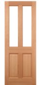 (187/5I) RRP £247. Malton Dowelled Double Glazed Hardwood Door. Supplied Pre-Glazed And Unfinishe...