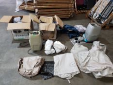 (161/Mez/P) Portable Spa Job Lot. To Include Lay Z Spa, Wave, Main Bodies, Pumps, Groundsheets, C...