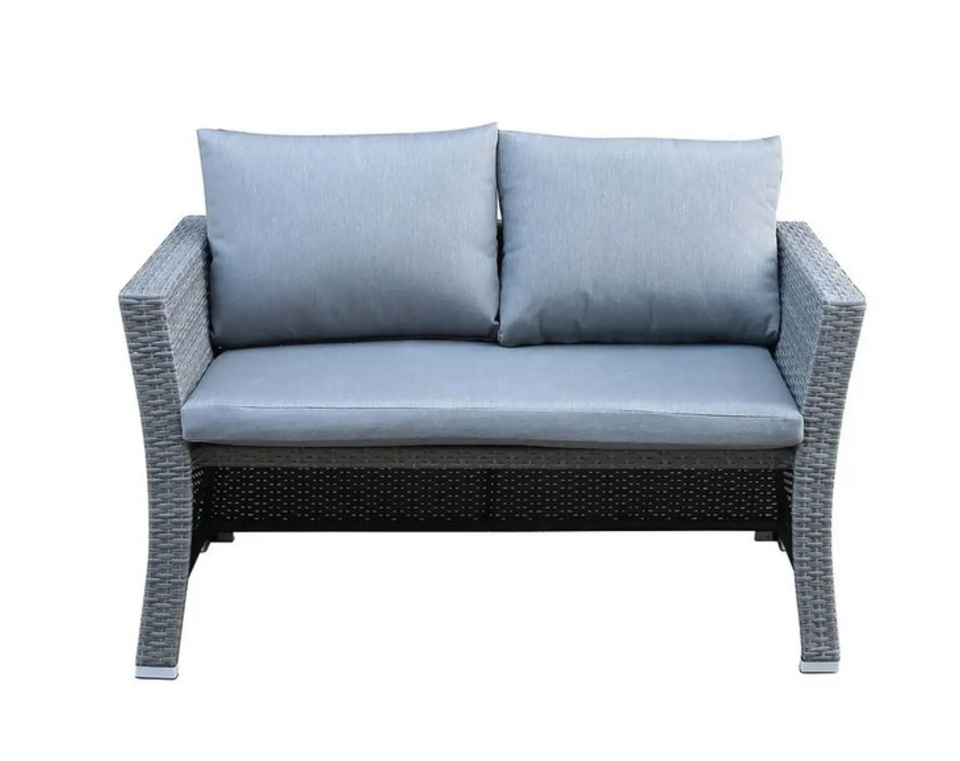 (22/Mez/P) RRP £800 When Complete. Bambrick 8 Seater Grey Rattan Cube Garden Sofa Set. Hand Woven... - Image 3 of 7