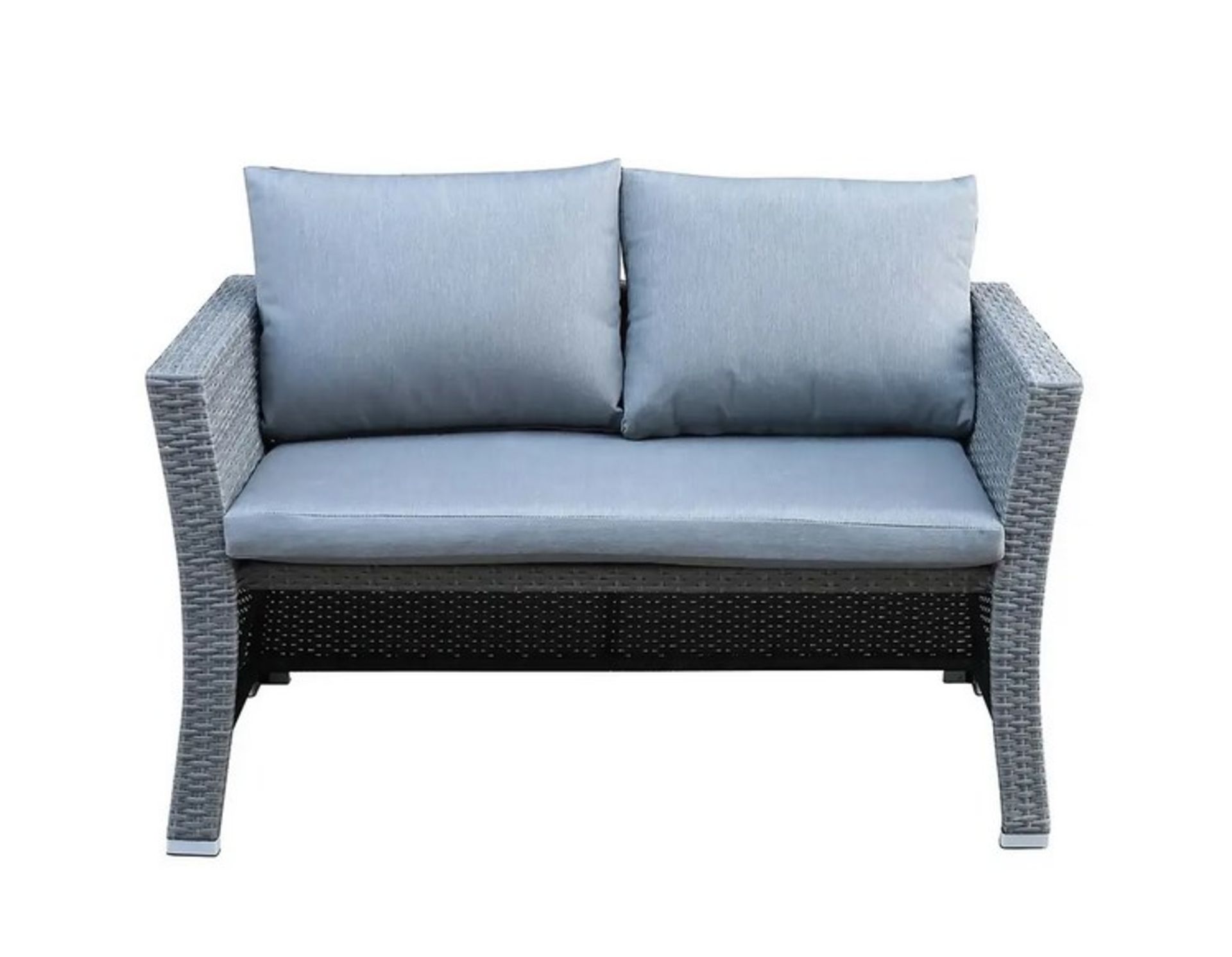 (32/Mez/P) RRP £800 When Complete. Bambrick 8 Seater Grey Rattan Cube Garden Sofa Set. Hand Woven... - Image 3 of 7