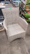 (148/R5) Hartington Florence Collection Rattan Dining Chair. (H89x W62x D64cm). Please Note Main...