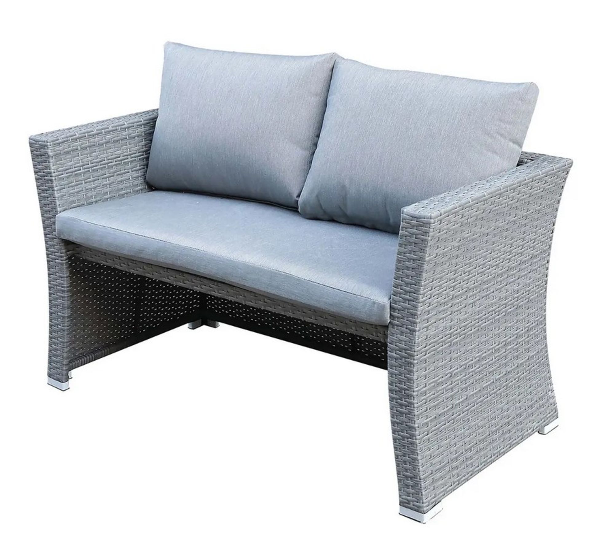 (22/Mez/P) RRP £800 When Complete. Bambrick 8 Seater Grey Rattan Cube Garden Sofa Set. Hand Woven... - Image 5 of 7