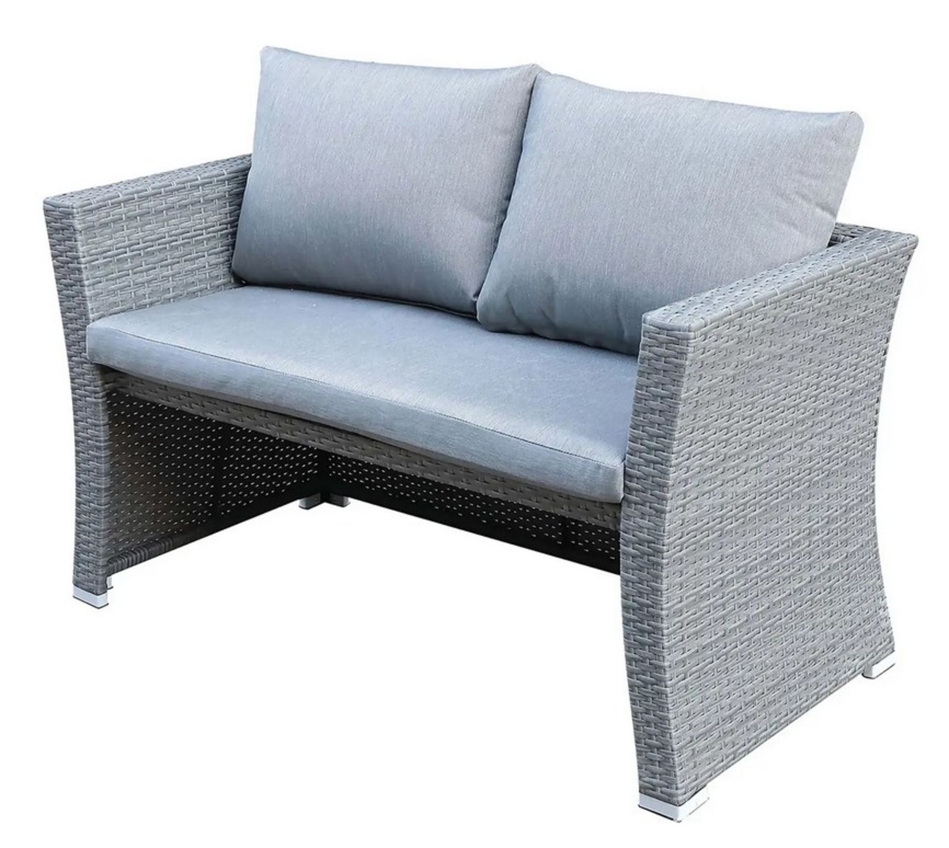 (29/Mez/P) RRP £800 When Complete. Bambrick 8 Seater Grey Rattan Cube Garden Sofa Set. Hand Woven... - Image 5 of 7