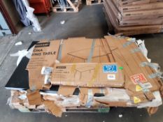 (176/R3) Approx 10x Items. Contents Of 2x Pallets. Mixed Table Top/Incomplete Furniture Items. To...