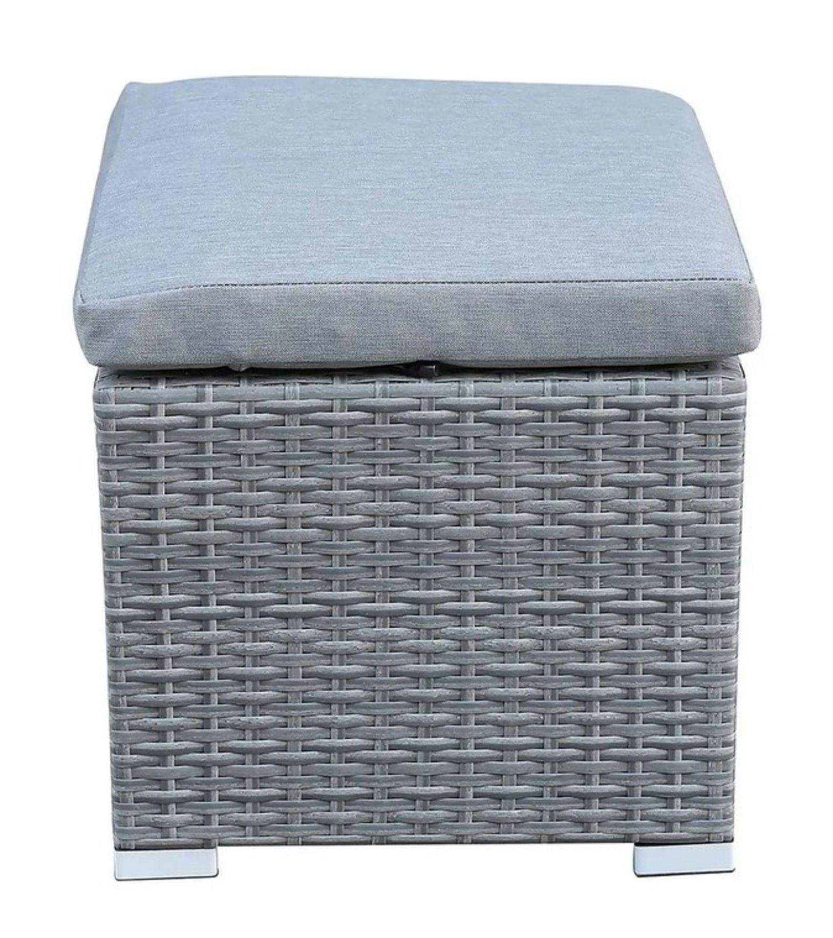 (29/Mez/P) RRP £800 When Complete. Bambrick 8 Seater Grey Rattan Cube Garden Sofa Set. Hand Woven... - Image 4 of 7