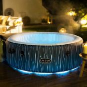 (50/Mez/P7) RRP £699. Lay Z Spa Hollywood 4-6 Person Airjet Portable Spa. 140 Airjets Massage Sys...