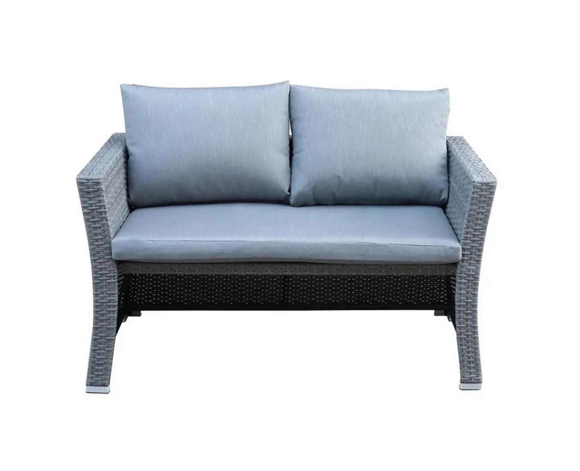 (29/Mez/P) RRP £800 When Complete. Bambrick 8 Seater Grey Rattan Cube Garden Sofa Set. Hand Woven... - Image 3 of 7