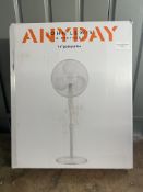 John Lewis 16 Inch Pedestal Fan. RRP £30 - Grade U