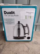 Dualit 1.5L Lite Jug Kettle. RRP £90 - Grade U