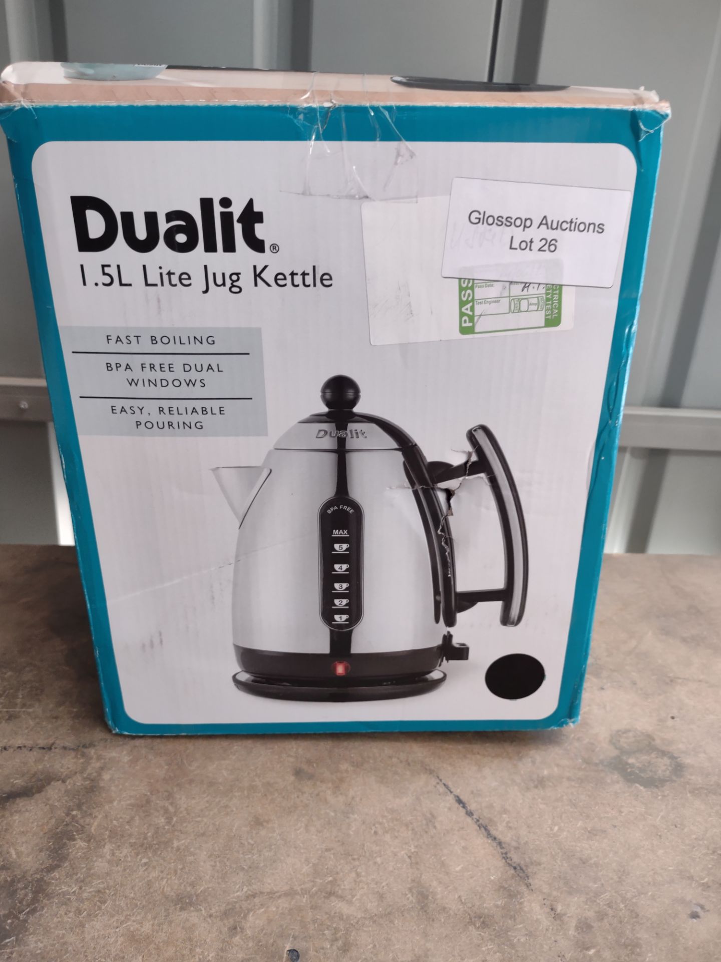 Dualit 1.5L Lite Jug Kettle. RRP £90 - Grade U