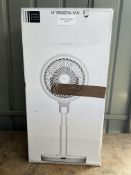 John Lewis & Partners Spectrum Circulator Stand Mount Fan, 10 Inch. RRP £100 - Grade U