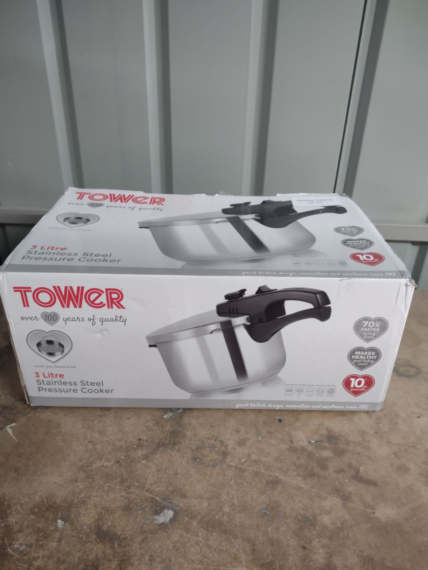 Tower 3L Stainless Steel Pressure Cooker