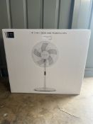 John Lewis 16 Inch 2 In 1 Pedestal Fan. RRP £55 - Grade U