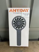 John Lewis 4 Inch Handheld Fan - Rechargeable. RRP £12 - Grade U