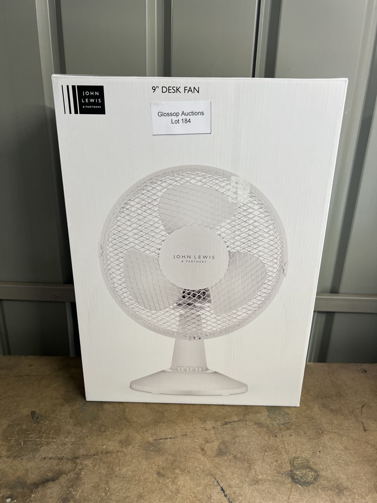 John Lewis 9 Inch Desk Fan. RRP £25 - Grade U