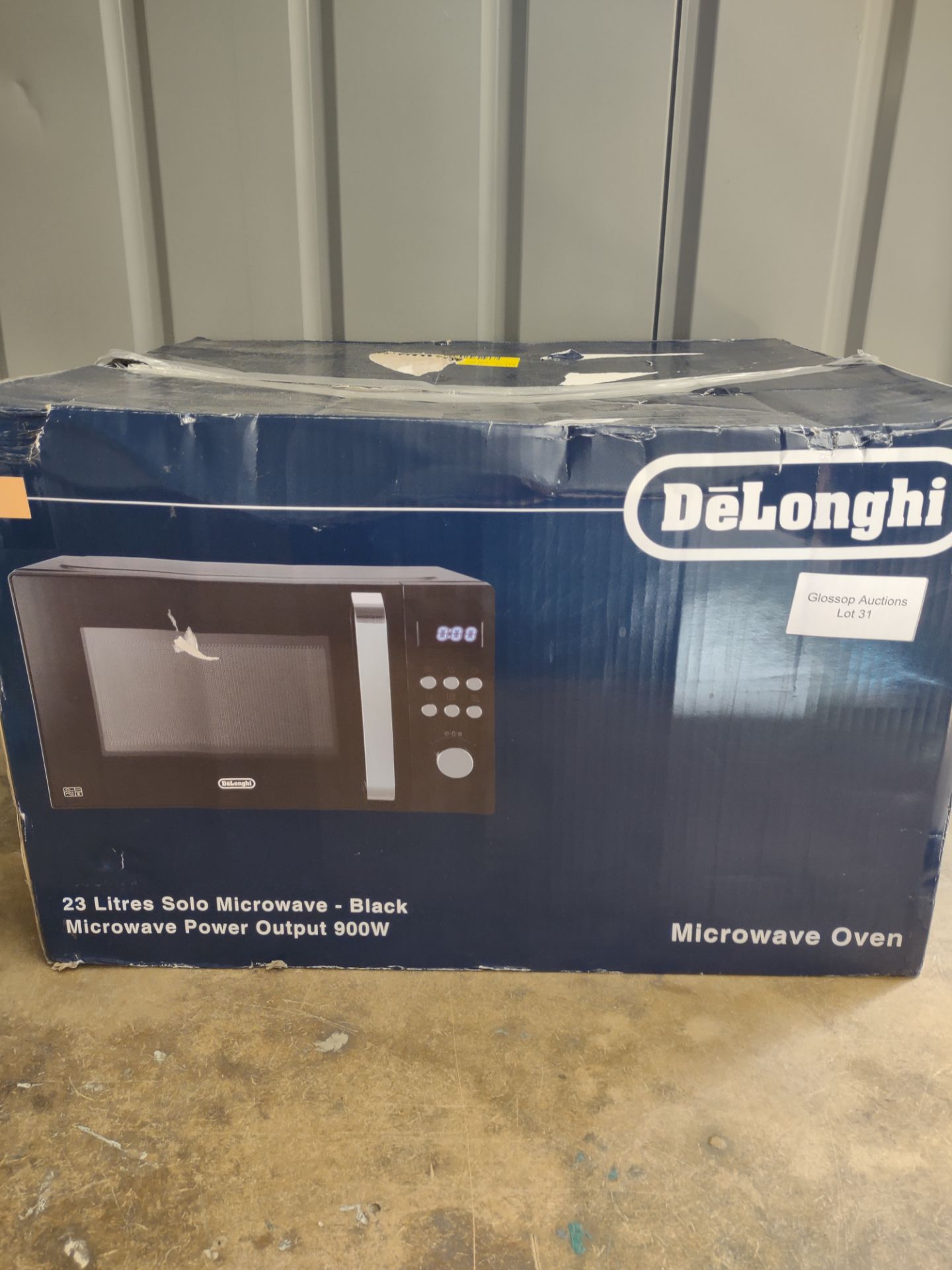 Delonghi 23L Solo Microwave. RRP £100 - Grade U