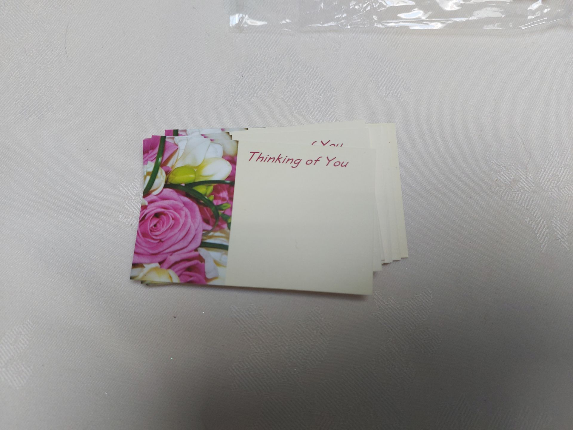 Box of Small Cards For Flowers, Gifts etc. 3 Designs. Approx. 60 Cards - Image 2 of 2