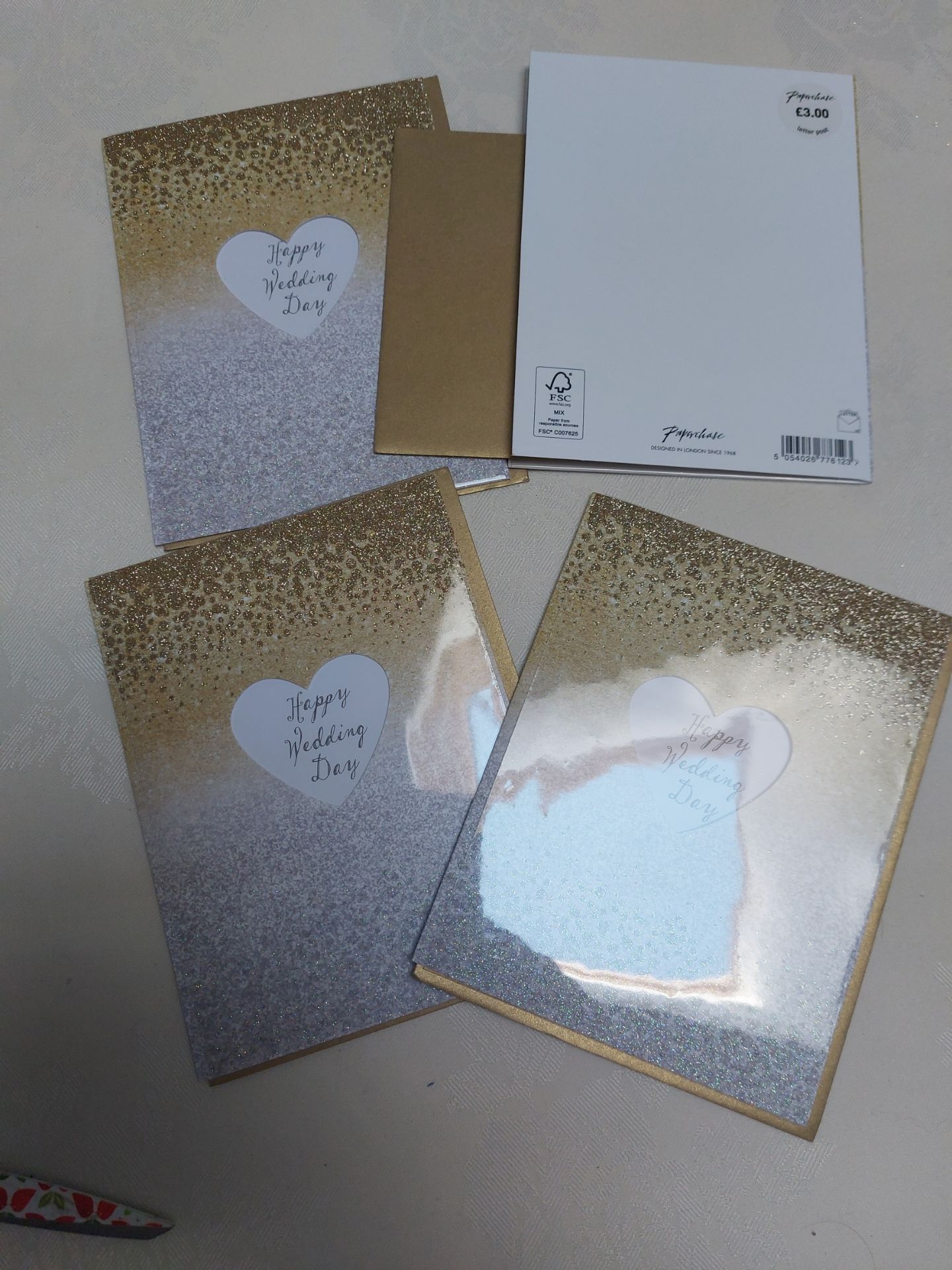 Wedding Cards - Box of 48 £3.00 RRP each, from Paperchase - Image 3 of 8