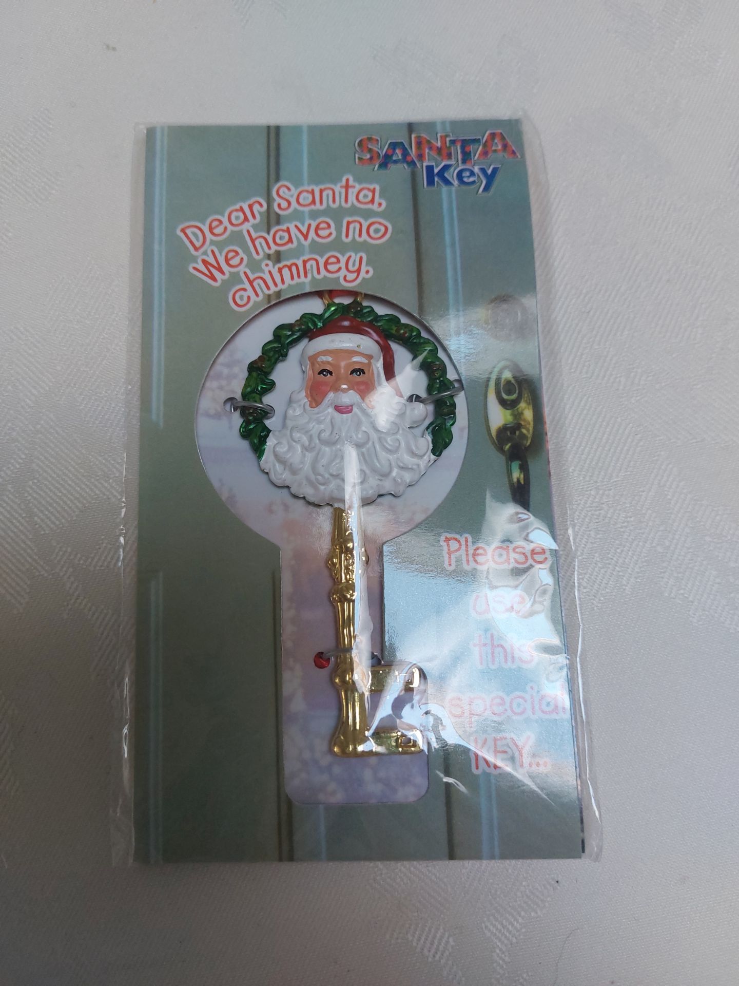 Santa Keys - Santa Please Stop Here - Box of 6