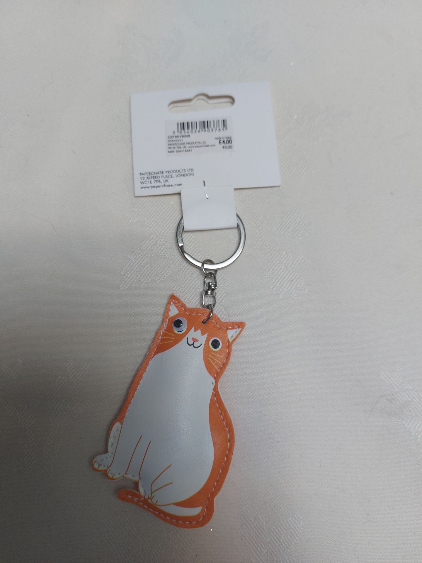 Novelty Cat Keyrings. Box of 20. Paperchase - Image 3 of 5