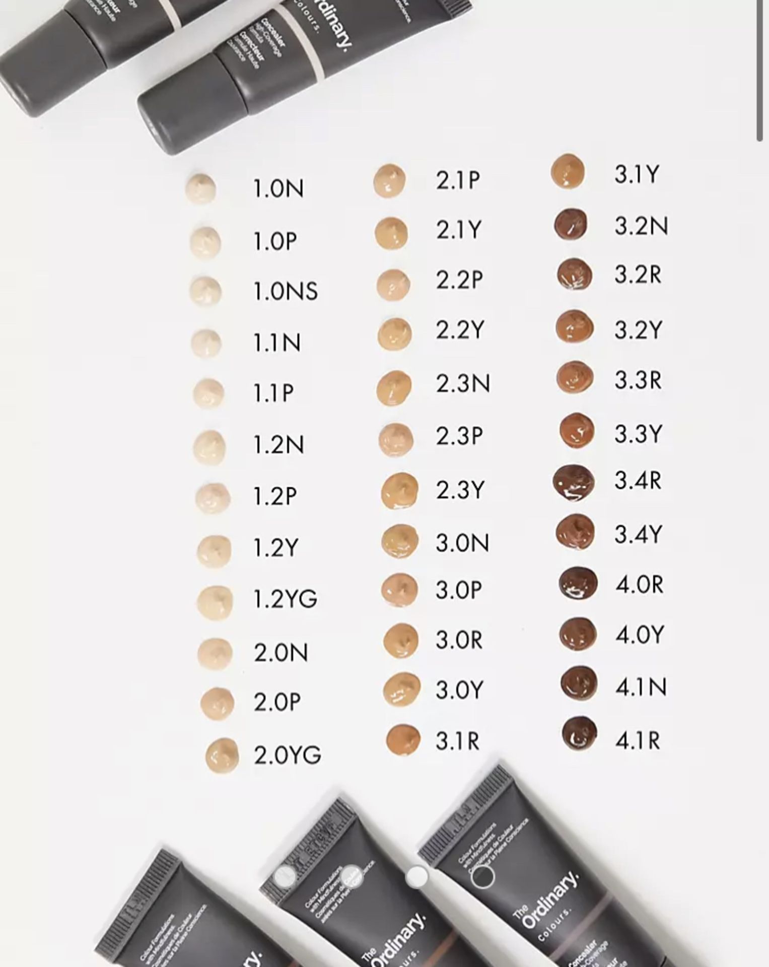 180pcs The Ordinary Concealers Mixed Shades - Image 3 of 5