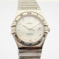 Title: Omega / Constellation 28mm Mother of Pearl Dial - Lady's Steel Wrist WatchDescription: