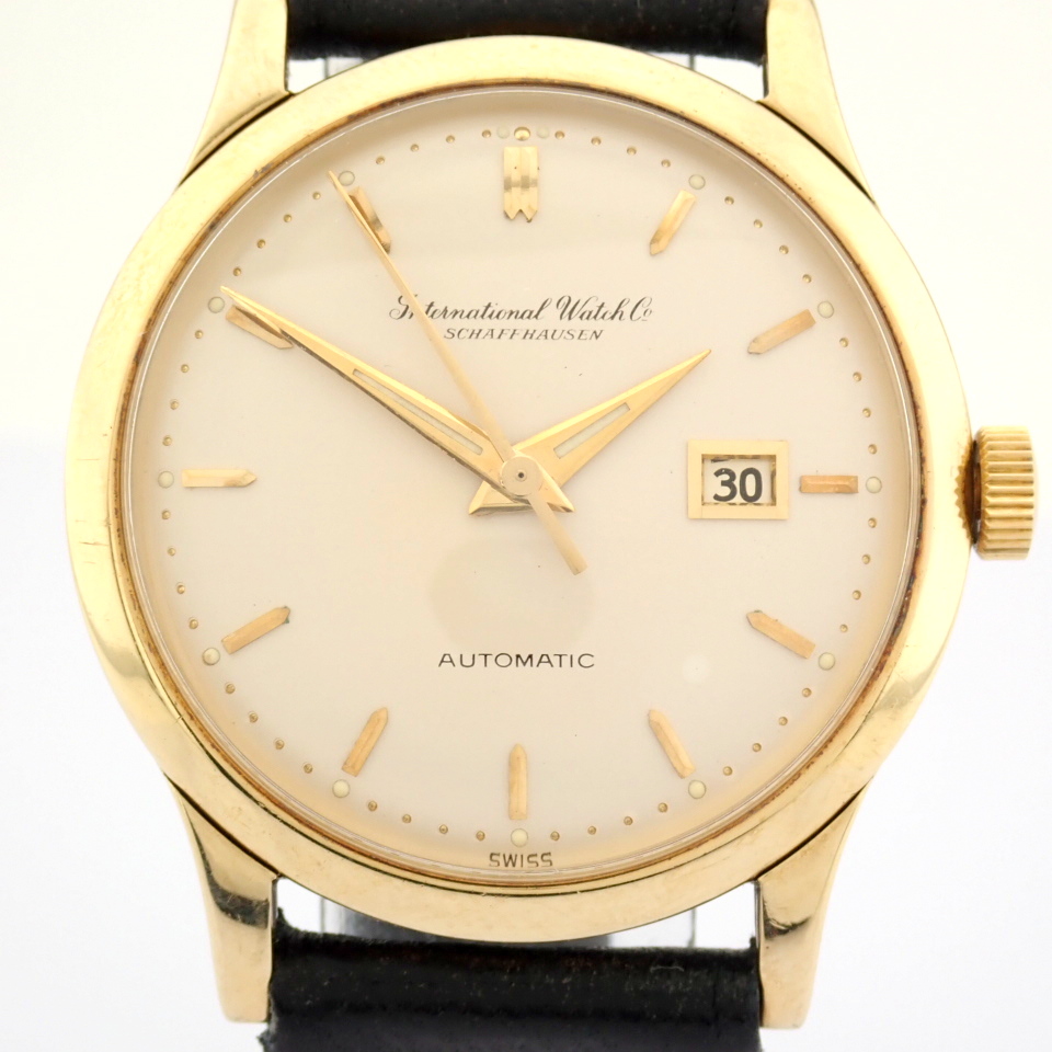 Title: IWC / CALIBER C 8531 / 14K Gold & Steel / 1962 - Gentlmen's Yellow gold Wrist - Bild 4 aus 12