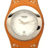 Title: Hermes / Harnais HA3.210 - Lady's Steel Wrist WatchDescription: Brand : Hermes Model :