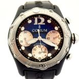 Title: Corum / Midnight Chronograph Diver Taucher - Gentlmen's Steel Wrist WatchDescription: Brand :