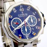 Title: Corum / Admiral's Cup Challenger - Gentlmen's Steel Wrist WatchDescription: Brand : Corum